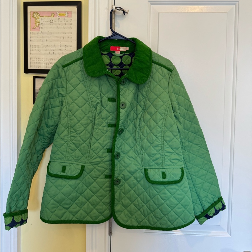 Boden Green Quilted Women's Jacket